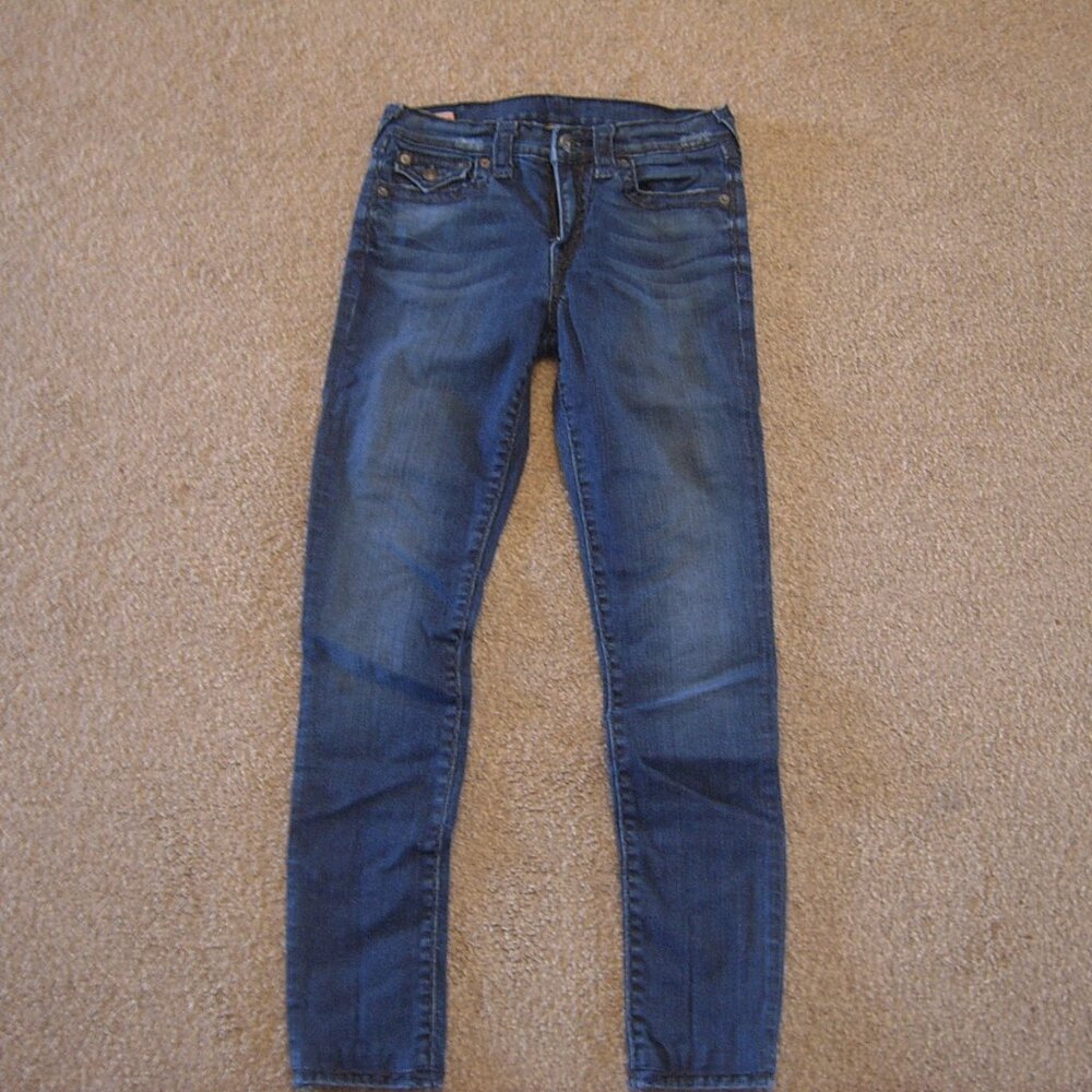 Like New Excellent Condition True Religion Women Super T Jeans sz 26 Made in USA